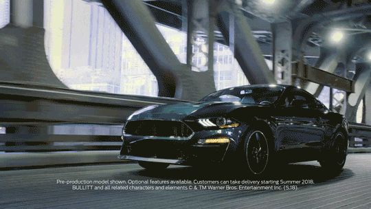 Mustang Bullitt Animated GIF